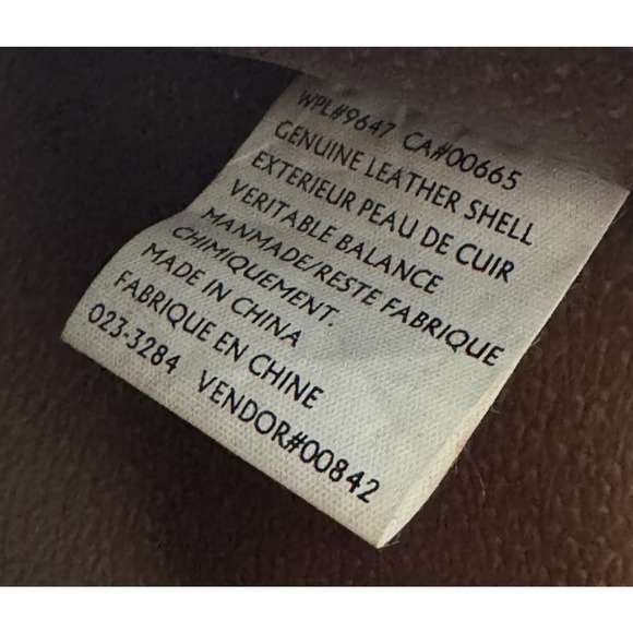 EDDIE BAUER 80s Brown Leather Crossbody Small Messenger Organizer Bag - Picture 6 of 11